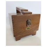 Vintage Amcrest wood shoe shine box
