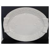 Large white Christmas platter