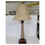 Uttermost gold & wood table lamp