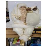 Large shelf sitting santa