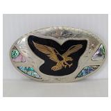 Vintage Johnson & Held eagle belt buckle