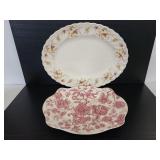 Two vintage platters from England
