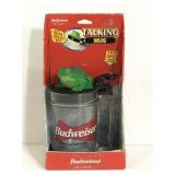 Budweiser talking frog beer mug 1997