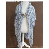 Blue shawl
