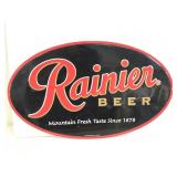 Metal rainier beer sign 2001