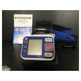 Wrist blood pressure cuff & back relief belt