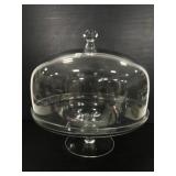 Light & Music Luigi Bormioli glass cake stand
