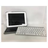 iPad with case, keyboard and apple keyboard