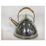 Cosco silver tone & gold tone kettle