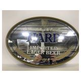 Harp Lager mirrored beer sign