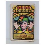 Vintage 2000 Insults for all occasions book