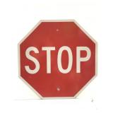 Genuine retired reflective Stop street sign