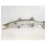 Taxidermy barracuda fish