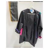 Vintage rain jacket & scarf