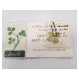 Genuine lucky four leaf clover