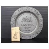 Wilton Irish Mist 1981 cast metal plate