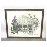 Mary-rose Wampler Framed lilac & apple blossom