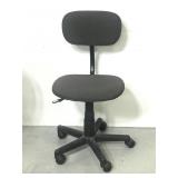 Adjustable height office chair, no armrests