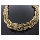 Vintage chunky chain necklace