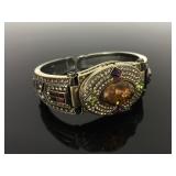 Heidi Daus jeweled cuff watch