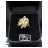 Sterling silver ring- size 8