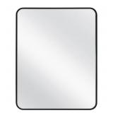 Project 62 black rectangular wall mirror in box