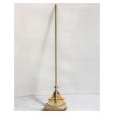 Small painted wood handled rake