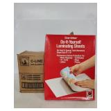 Case of 10 Do-it-yourself laminating sheets