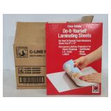 Case of 10 Do-it-yourself laminating sheets