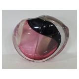 Hand blown colorful glass vase