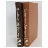 Spelling Dictionary & Synonyms-Antonyms books