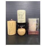 Flameless candles and tealite holders