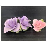 Two Napoleon authentic capodimonte flowers