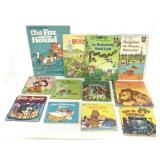 Lot of 12 kids shirt reading books mostly disney