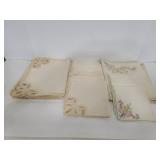 Vintage embroidered linens