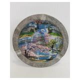 Washington National Capitol metal ashtray