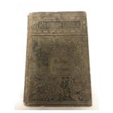 Antique Robinson Crusoe illustrated edition book