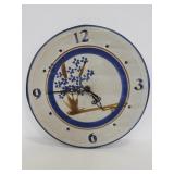 Vintage pottery clock