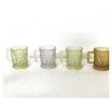 Lot of 4 Daisy w/V ornamental mug