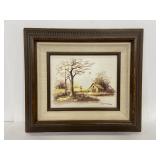 Signed Metton original oil painting