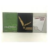 Craftsman vocational school years books 1953,54,55