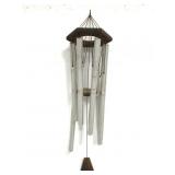 Large wood and metal wind chime