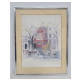 Mad Stage framed sketch print