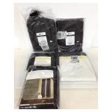 Lot of assorted purple curtain panels