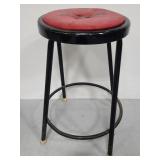 Vintage metal Speedway Series stool