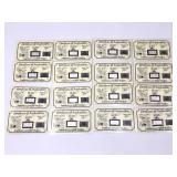 Sixteen certified authentic grams of fine sliver