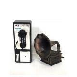 Phonograph pencil sharpener & pay phone magnet