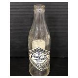 Vintage Coca-Cola 75th anniversary glass bottle