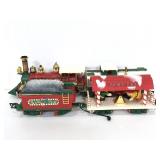 1987 New Bright four piece Christmas train