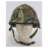 Steel pot military helmet